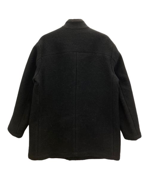 PAPAS（パパス）PAPAS (パパス) スタンドカラーコート ブラック サイズ:Mの古着・服飾アイテム