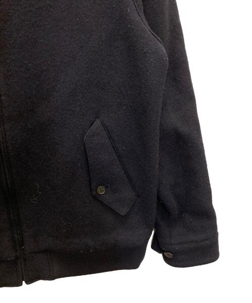 PAPAS PLUS（パパスプラス）PAPAS PLUS (パパスプラス) ワッペンロゴウールブルゾン ネイビー サイズ:Ｍの古着・服飾アイテム