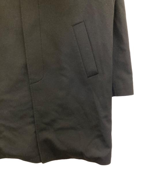 NEWYORKER（ニューヨーカー）NEWYORKER (ニューヨーカー) カシミヤウールフーデッドコート ブラック サイズ:Mの古着・服飾アイテム