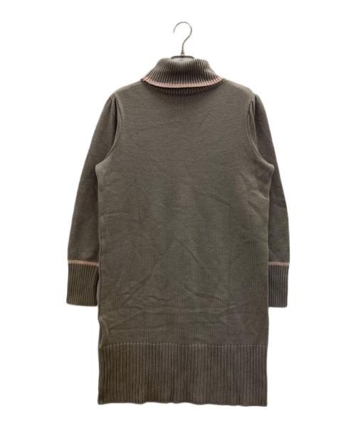 Rene（ルネ）Rene (ルネ) ニットパールワンピース ブラウン サイズ:36の古着・服飾アイテム