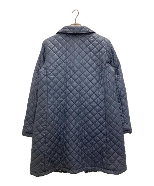 Kate Spade（ケイトスペード）Kate Spade (ケイトスペード) リバーシブルドットキルティングコート ネイビー サイズ:Sの古着・服飾アイテム