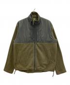 Cabela'sカベラス）の古着「フリースジャケット」｜グリーン×グレー