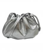 russetラシット）の古着「レザー巾着4WAYショルダーバッグ」｜シルバー