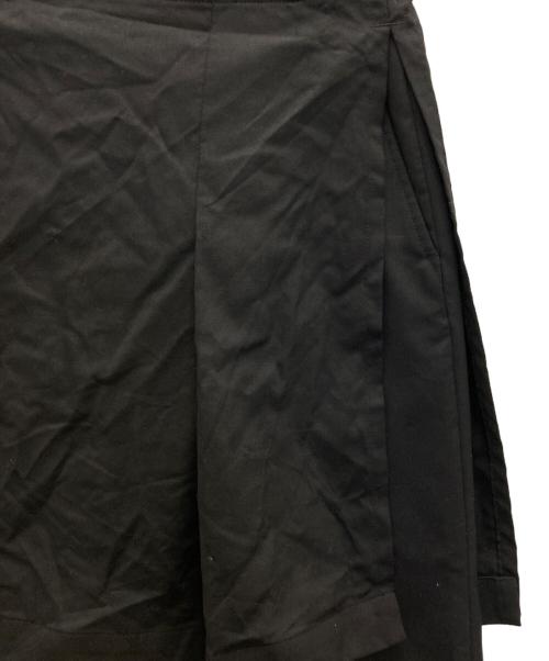 GROUND Y（グラウンドワイ）GROUND Y (グラウンドワイ) スカート付きスリムパンツ ブラック サイズ:1の古着・服飾アイテム