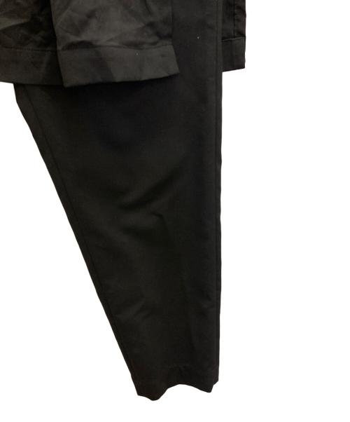 GROUND Y（グラウンドワイ）GROUND Y (グラウンドワイ) スカート付きスリムパンツ ブラック サイズ:1の古着・服飾アイテム