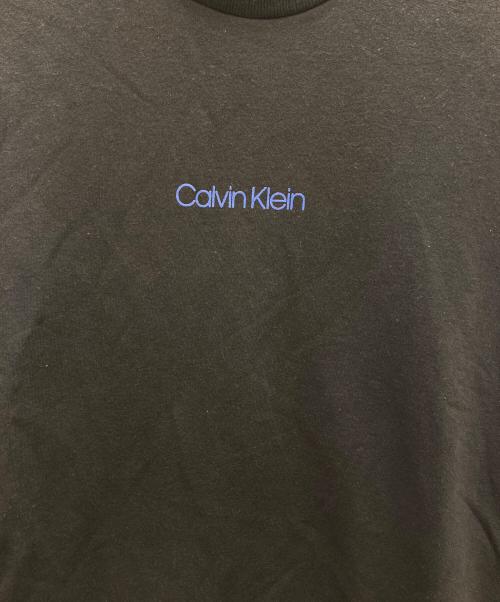 Calvin Klein（カルバンクライン）Calvin Klein (カルバンクライン) ロゴスウェット ブラック サイズ:Mの古着・服飾アイテム
