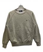 POLO RALPH LAURENポロ・ラルフローレン）の古着「ONE TONE RAGLAN SLEEVE CREW NECK SWEAT」｜グレー