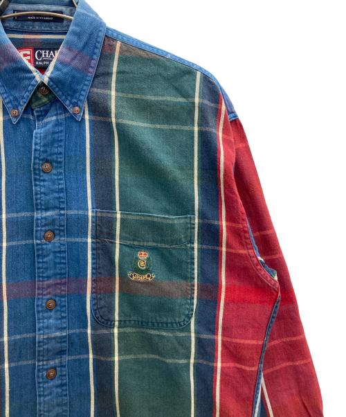 CHAPS RALPH LAUREN（チャップス ラルフローレン）CHAPS RALPH LAUREN (チャップス ラルフローレン) ボタンダウンシャツ ブルー サイズ:Ｍの古着・服飾アイテム