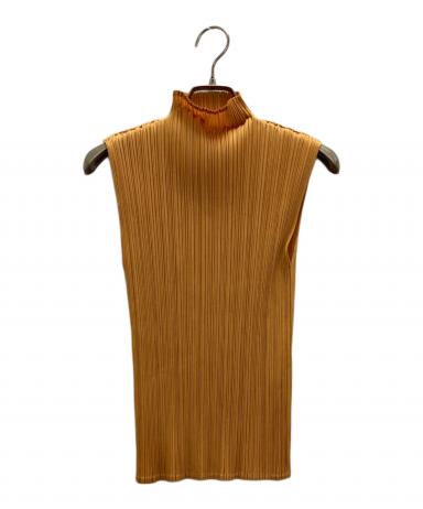 プリーツプリーズ　PLEATSPLEASE ハイネック　ノースリーブ 中古・古着通販】PLEATS PLEASE (プリーツプリーズ) プリーツ