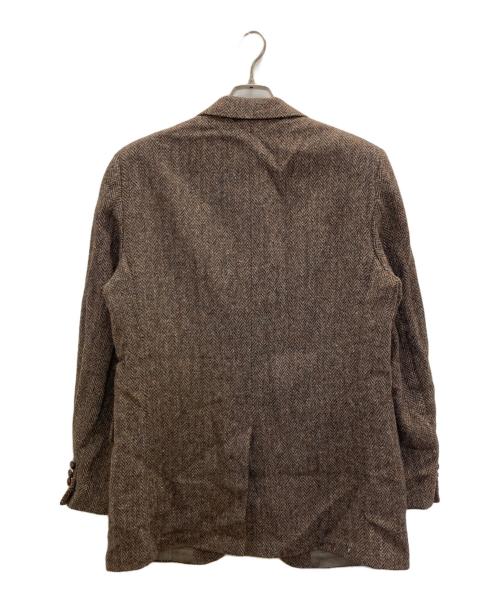Harris Tweed（ハリスツイード）Harris Tweed (ハリスツイード) ウールテーラードジャケット ブラウン サイズ:表記無しの古着・服飾アイテム
