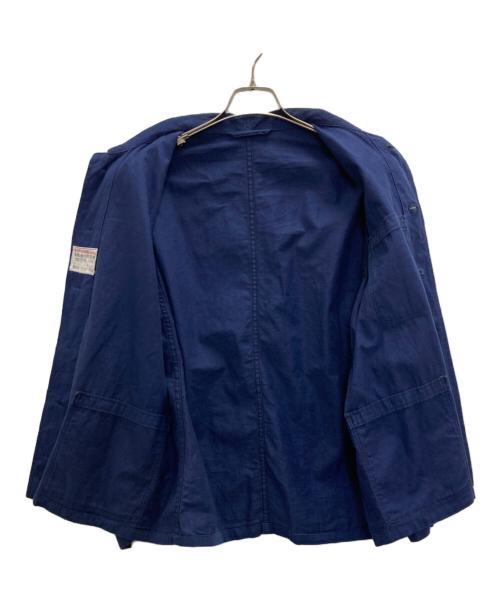 German military（ジャーマンミリタリー）German military (ジャーマンミリタリー) ツイルコットンジャケット ネイビー サイズ:44の古着・服飾アイテム