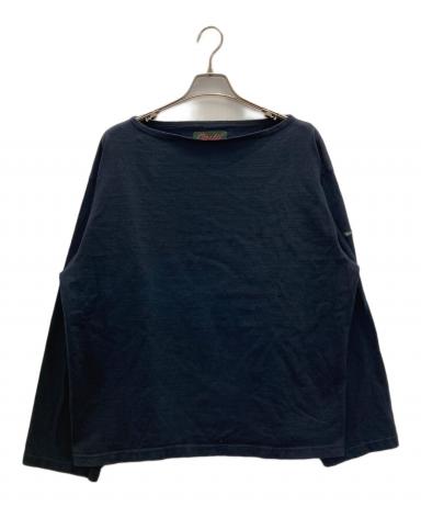 OUTIL バスクシャツ　ホワイトネイビー 3 中古・古着通販】OUTIL (ウティ) TRICOT AAST バスクシャツ ネイビー