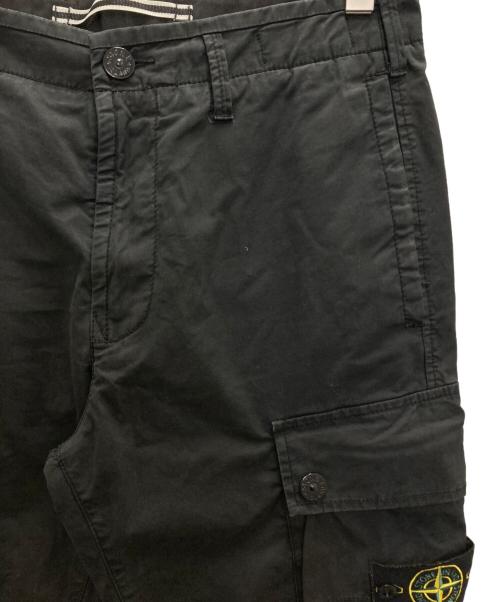 STONE ISLAND（ストーンアイランド）STONE ISLAND (ストーンアイランド) カーゴパンツ ブラック サイズ:76cm (W30)の古着・服飾アイテム