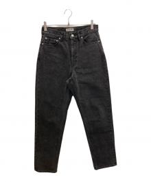 SOFTHYPHEN（ソフトハイフン）の古着「TAPERED SLIM FIT JEANS」｜ブラック