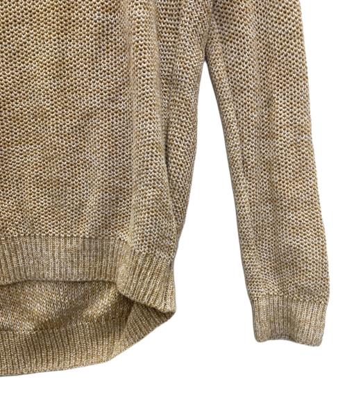 TOMORROW LAND（トゥモローランド）TOMORROW LAND (トゥモローランド) リネン混ニット ベージュ サイズ:SIZE Sの古着・服飾アイテム