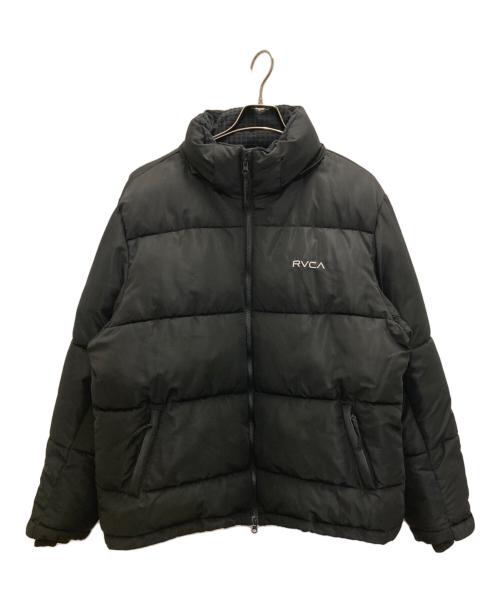 RVCA（ルーカ）RVCA (ルーカ) パファー ジャケット ブラック サイズ:Lの古着・服飾アイテム