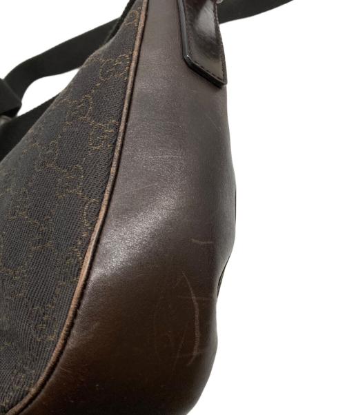 GUCCI（グッチ）GUCCI (グッチ) GG ホーボーショルダーバッグ ブラックの古着・服飾アイテム