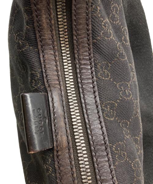 GUCCI（グッチ）GUCCI (グッチ) GG ホーボーショルダーバッグ ブラックの古着・服飾アイテム