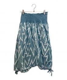 me ISSEY MIYAKE（ミーイッセイ ミヤケ）の古着「バルーンパンツ」｜ブルー