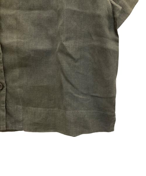 MARGARET HOWELL（マーガレットハウエル）MARGARET HOWELL (マーガレットハウエル) S/S LINEN SHIRTS カーキ サイズ:Ｍの古着・服飾アイテム