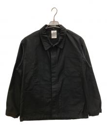 unknown（アンノーン）の古着「ブラックモールスキンタイプジャケット」｜ブラック