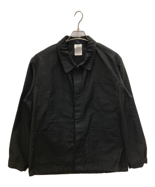 unknown（アンノーン）unknown (アンノーン) ブラックモールスキンタイプジャケット ブラック サイズ:48-50の古着・服飾アイテム