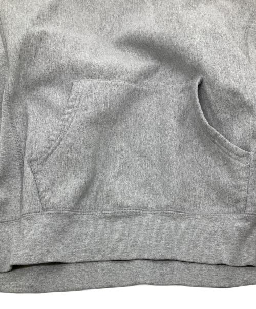 SUPREME（シュプリーム）SUPREME (シュプリーム) Micro Logo Hooded Sweatshirt/マイクロロゴフーデッドスウェットシャツ グレー サイズ:Xlargeの古着・服飾アイテム