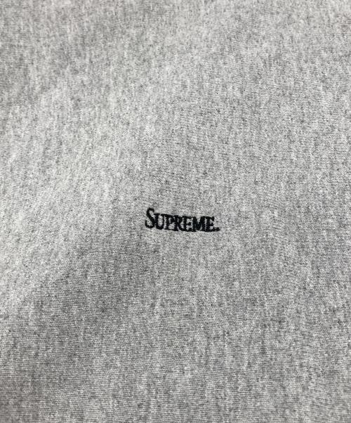 SUPREME（シュプリーム）SUPREME (シュプリーム) Micro Logo Hooded Sweatshirt/マイクロロゴフーデッドスウェットシャツ グレー サイズ:Xlargeの古着・服飾アイテム