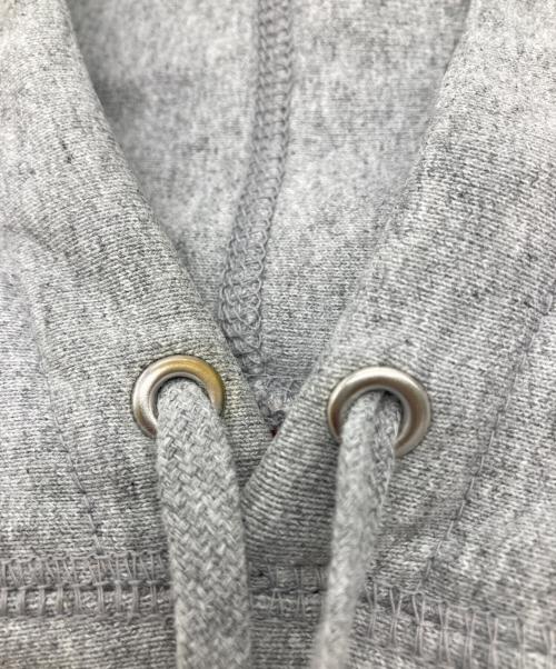 SUPREME（シュプリーム）SUPREME (シュプリーム) Micro Logo Hooded Sweatshirt/マイクロロゴフーデッドスウェットシャツ グレー サイズ:Xlargeの古着・服飾アイテム
