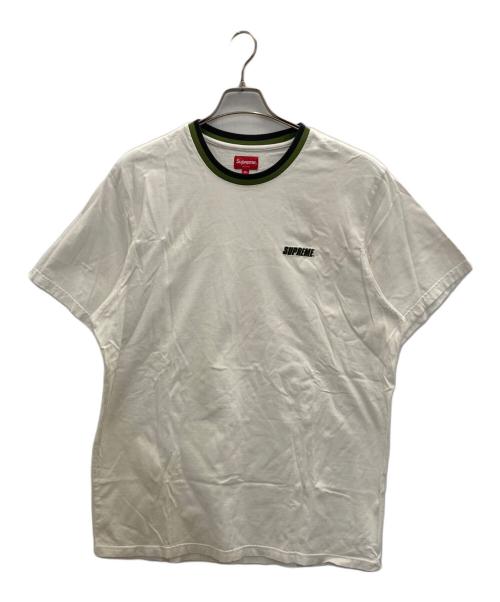 SUPREME（シュプリーム）Supreme (シュプリーム) ロゴ刺繍Tee ホワイト サイズ:SIZE XLの古着・服飾アイテム
