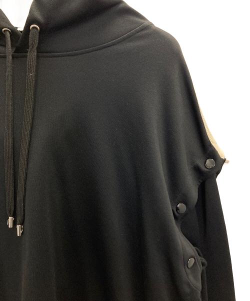 GUCCI（グッチ）GUCCI (グッチ) テクニカルジャージー アームチェンジ パーカー ブラック サイズ:Lの古着・服飾アイテム