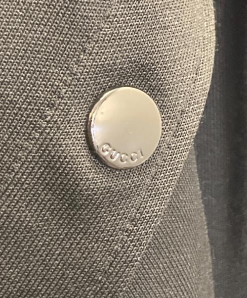 GUCCI（グッチ）GUCCI (グッチ) テクニカルジャージー アームチェンジ パーカー ブラック サイズ:Lの古着・服飾アイテム