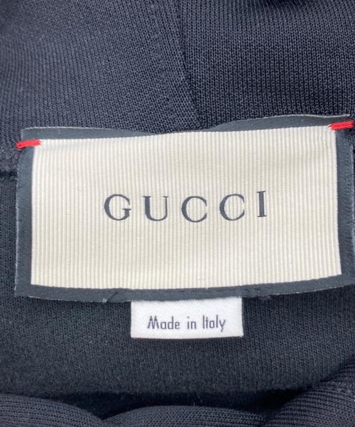 GUCCI（グッチ）GUCCI (グッチ) テクニカルジャージー アームチェンジ パーカー ブラック サイズ:Lの古着・服飾アイテム