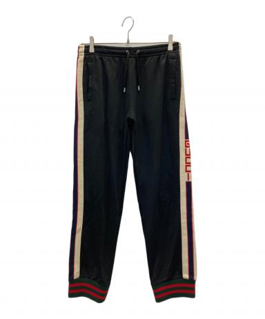 中古・古着通販】GUCCI (グッチ) テクニカルジャージパンツ ブラック