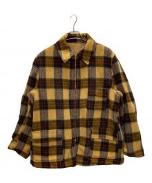 North country（ノースカントリー）の古着「リバーシブルチェックジャケット」｜ブラウン