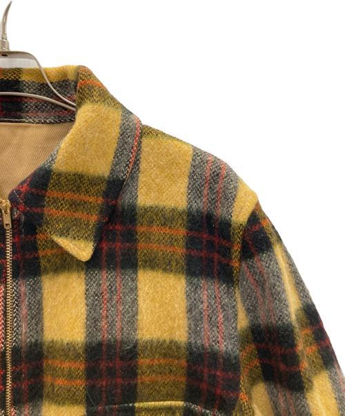 North country（ノースカントリー）North Country (ノースカントリー) リバーシブルチェックジャケット ブラウン サイズ:44の古着・服飾アイテム