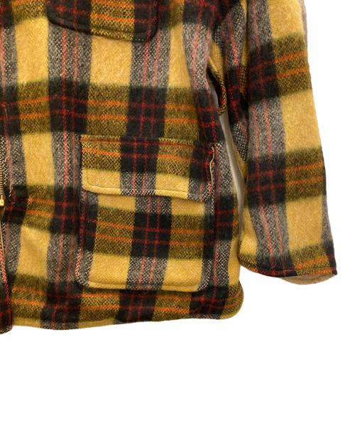 North country（ノースカントリー）North Country (ノースカントリー) リバーシブルチェックジャケット ブラウン サイズ:44の古着・服飾アイテム