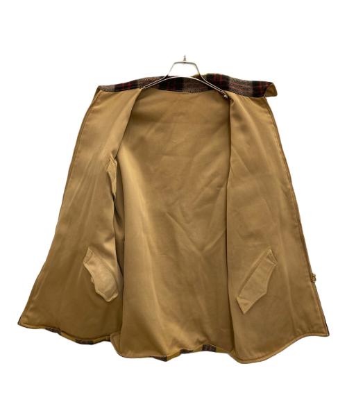 North country（ノースカントリー）North Country (ノースカントリー) リバーシブルチェックジャケット ブラウン サイズ:44の古着・服飾アイテム