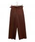 YLEVE（イレーヴ）の古着「アジャスタブルウールパンツ」｜ブラウン