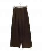 EVERYDAY I LIKE.エヴリデイ アイ ライク）の古着「イージーワイドパンツ」｜ブラウン