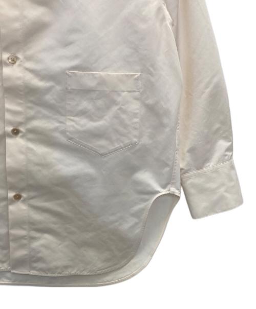 MACPHEE（マカフィー）MACPHEE (マカフィー) ポリエステルコットン バンドカラーシャツ アイボリー サイズ:36の古着・服飾アイテム