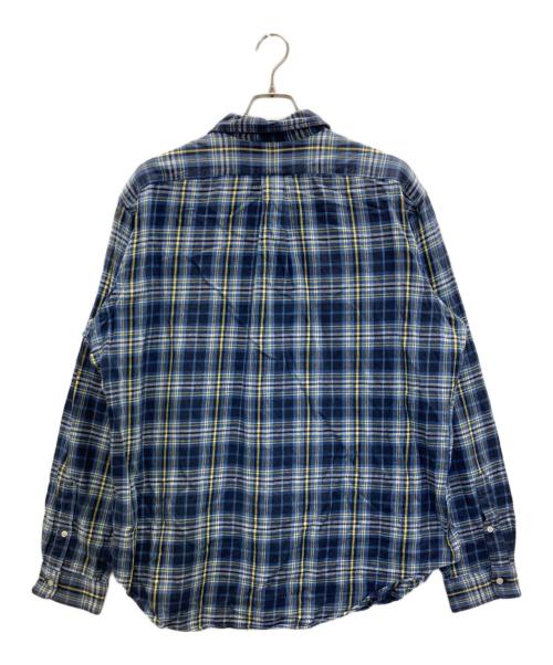 RALPH LAUREN（ラルフローレン）RALPH LAUREN (ラルフローレン) ボタンダウンネルシャツ ブルー サイズ:XLの古着・服飾アイテム