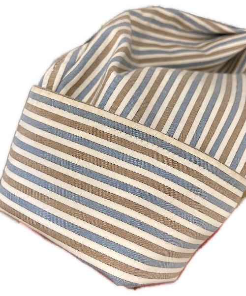 6(ROKU) BEAUTY&YOUTH（ロク ビューティーアンドユース）6(ROKU) BEAUTY&YOUTH (ロク ビューティーアンドユース) STRIPE SHIRT ONE PIECE ブラウン サイズ:36の古着・服飾アイテム