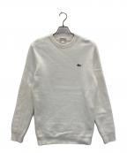 LACOSTEラコステ）の古着「コットンニット」｜ホワイト