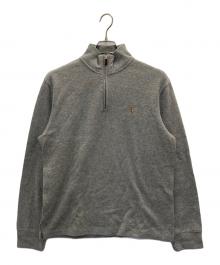 POLO RALPH LAUREN（ポロ・ラルフローレン）の古着「ESTATE RIB H/Z KNIT」｜グレー