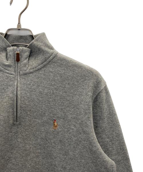 POLO RALPH LAUREN（ポロ・ラルフローレン）POLO RALPH LAUREN (ポロ・ラルフローレン) ESTATE RIB H/Z KNIT グレー サイズ:Sの古着・服飾アイテム