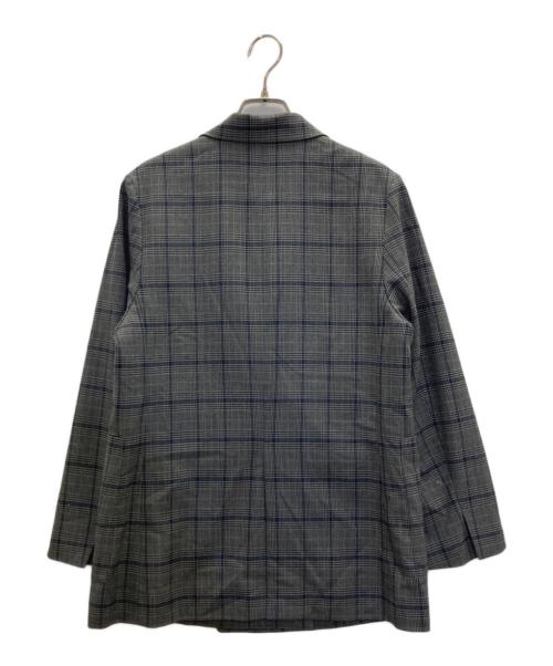 SLOBE IENA（スローブ イエナ）SLOBE IENA (スローブ イエナ) チェックダブルジャケット グレー サイズ:38の古着・服飾アイテム