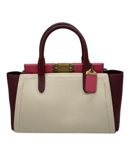 COACH（コーチ）COACH (コーチ) ２Wayハンドバッグ ピンクの古着・服飾アイテム