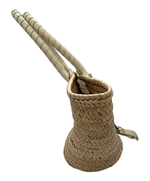 Chloe（クロエ）Chloe (クロエ) MARCIE カゴバッグ ベージュ×ホワイトの古着・服飾アイテム