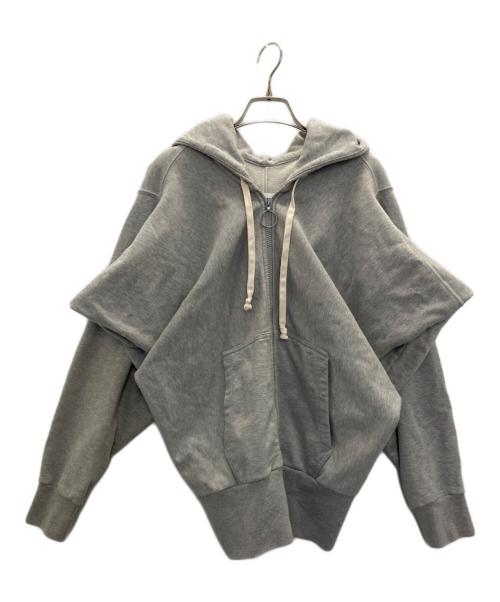 Maison Margiela（メゾンマルジェラ）Maison Margiela (メゾンマルジェラ) 21SS ZIP UP Hoodie/２１SS ジップアップフーディー グレー サイズ:36の古着・服飾アイテム